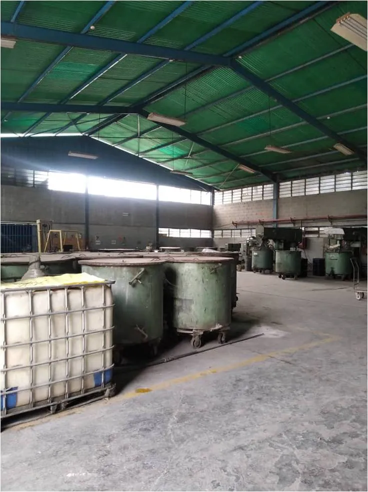 Planta de producción de pinturas, plastisol, productos de limpieza en venta